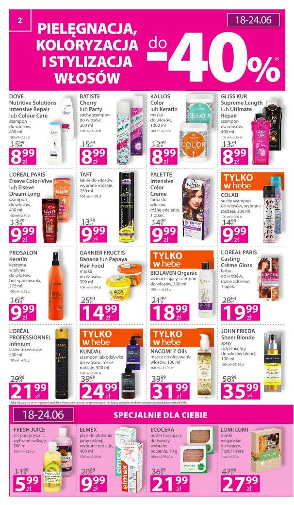 Gazetka promocyjna Hebe str. 2