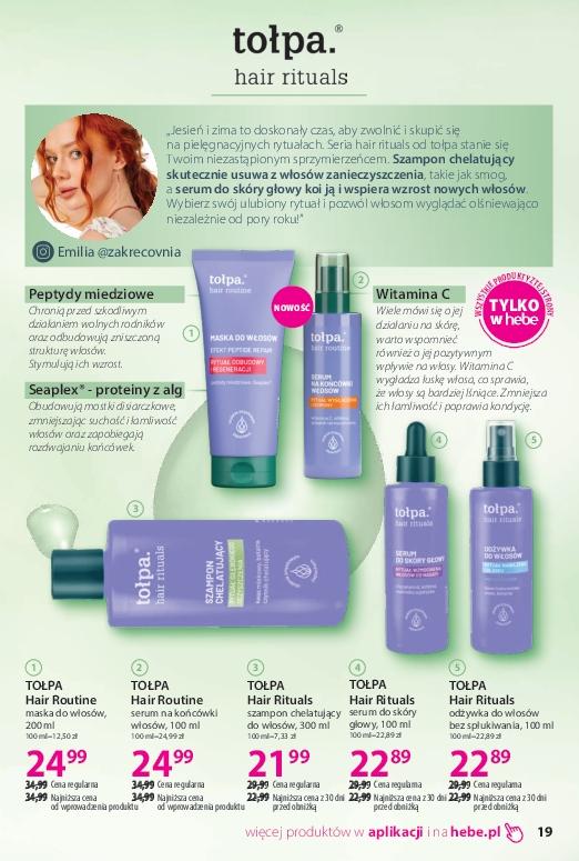 Gazetka promocyjna Hebe str. 19