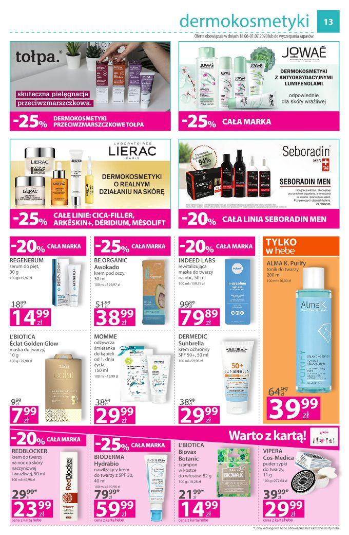 Gazetka promocyjna Hebe str. 13