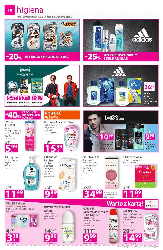 Gazetka promocyjna Hebe str. 10