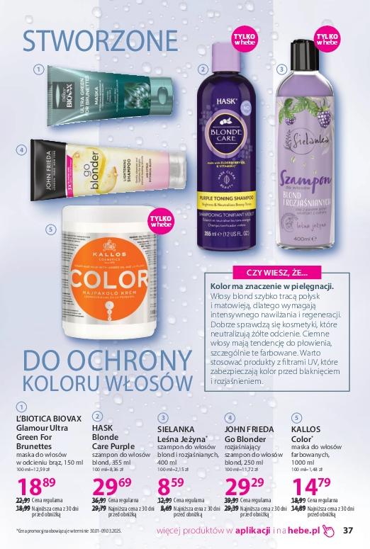 Gazetka promocyjna Hebe str. 37