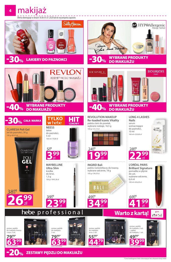 Gazetka promocyjna Hebe str. 4