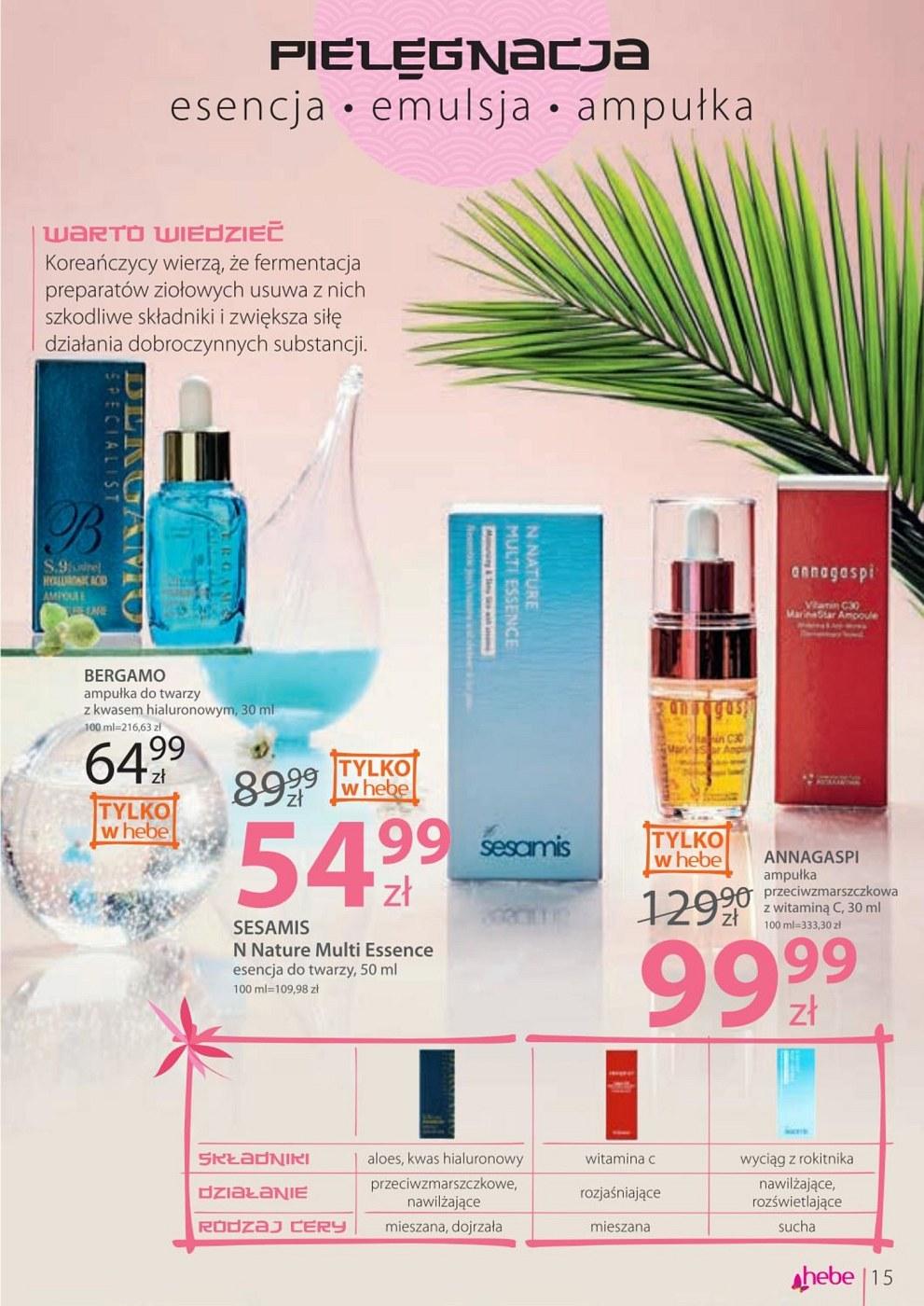 Gazetka promocyjna Hebe str. 15