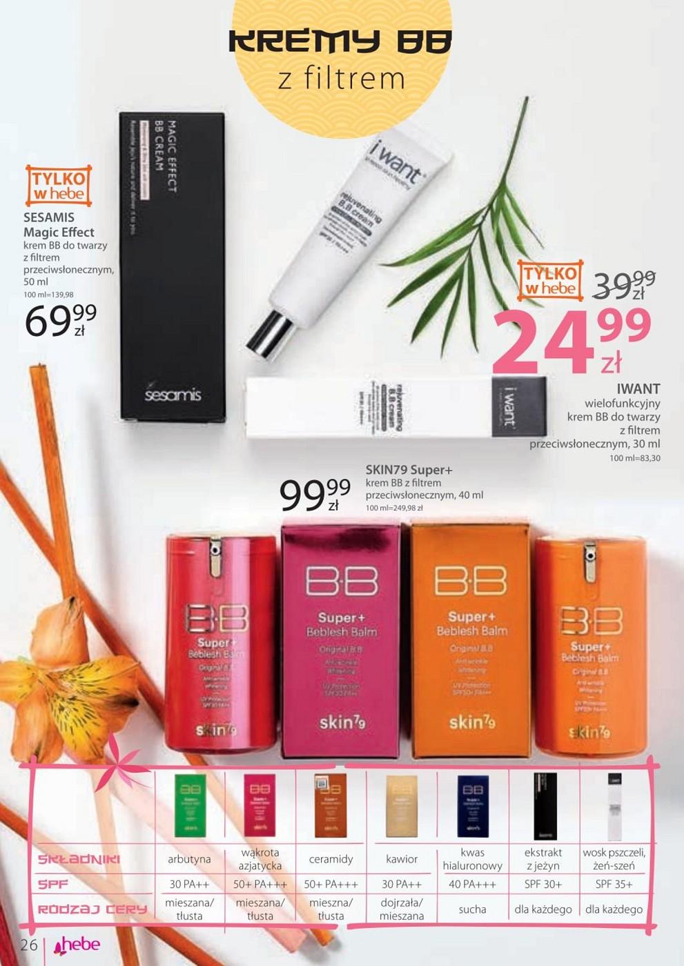 Gazetka promocyjna Hebe str. 26
