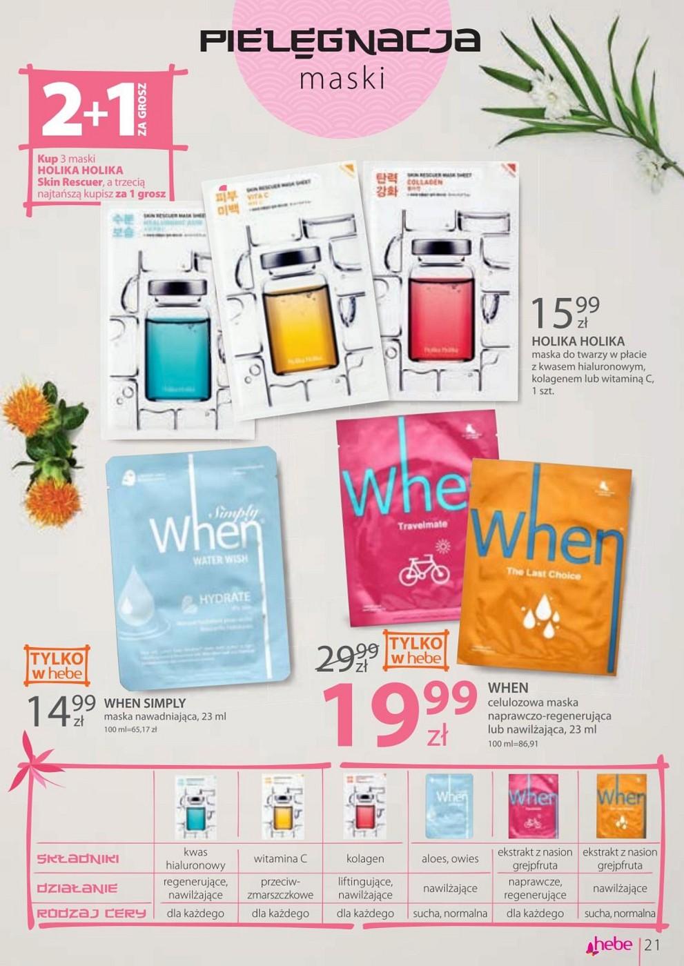 Gazetka promocyjna Hebe str. 21