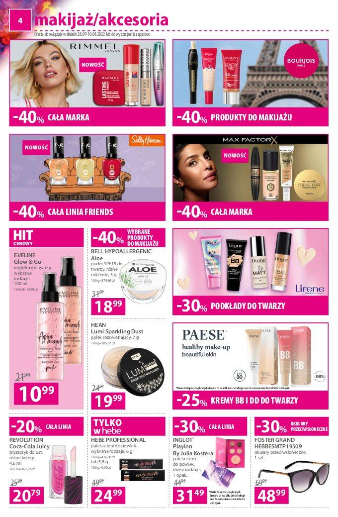 Gazetka promocyjna Hebe str. 4