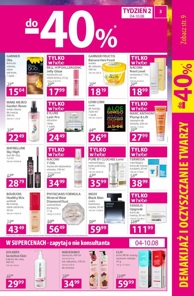 Gazetka promocyjna Hebe str. 3