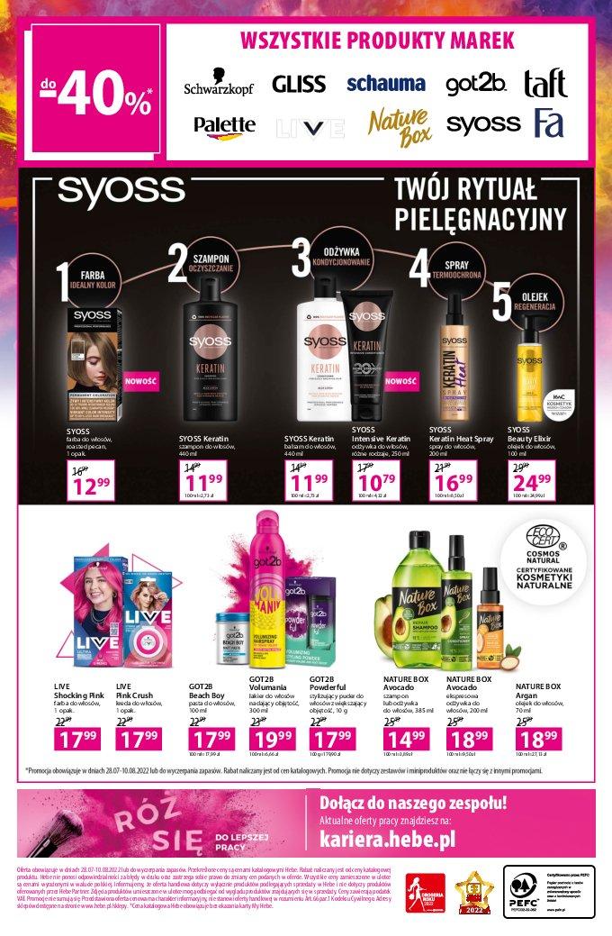Gazetka promocyjna Hebe str. 16
