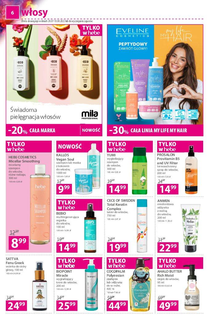 Gazetka promocyjna Hebe str. 6