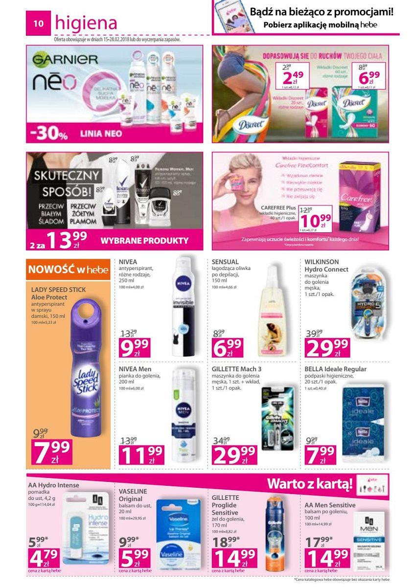 Gazetka promocyjna Hebe str. 10