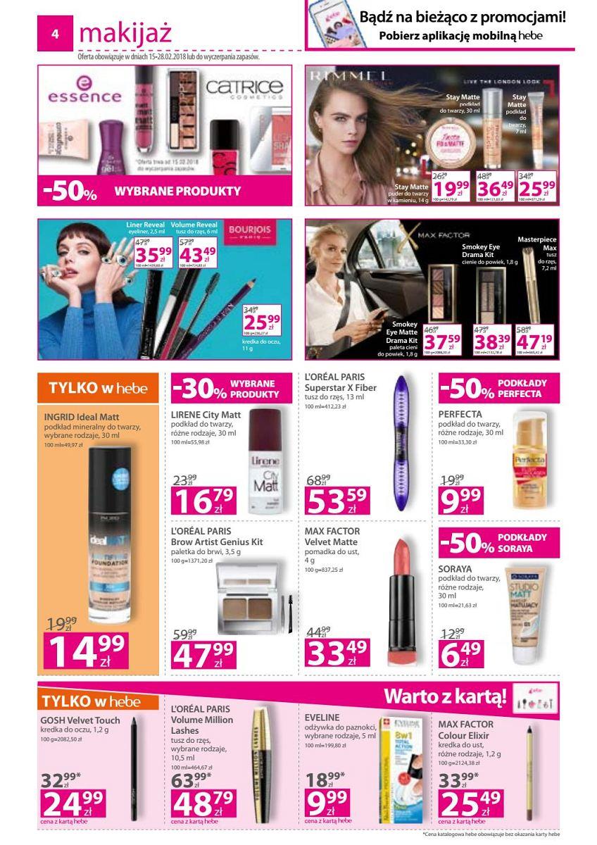 Gazetka promocyjna Hebe str. 4
