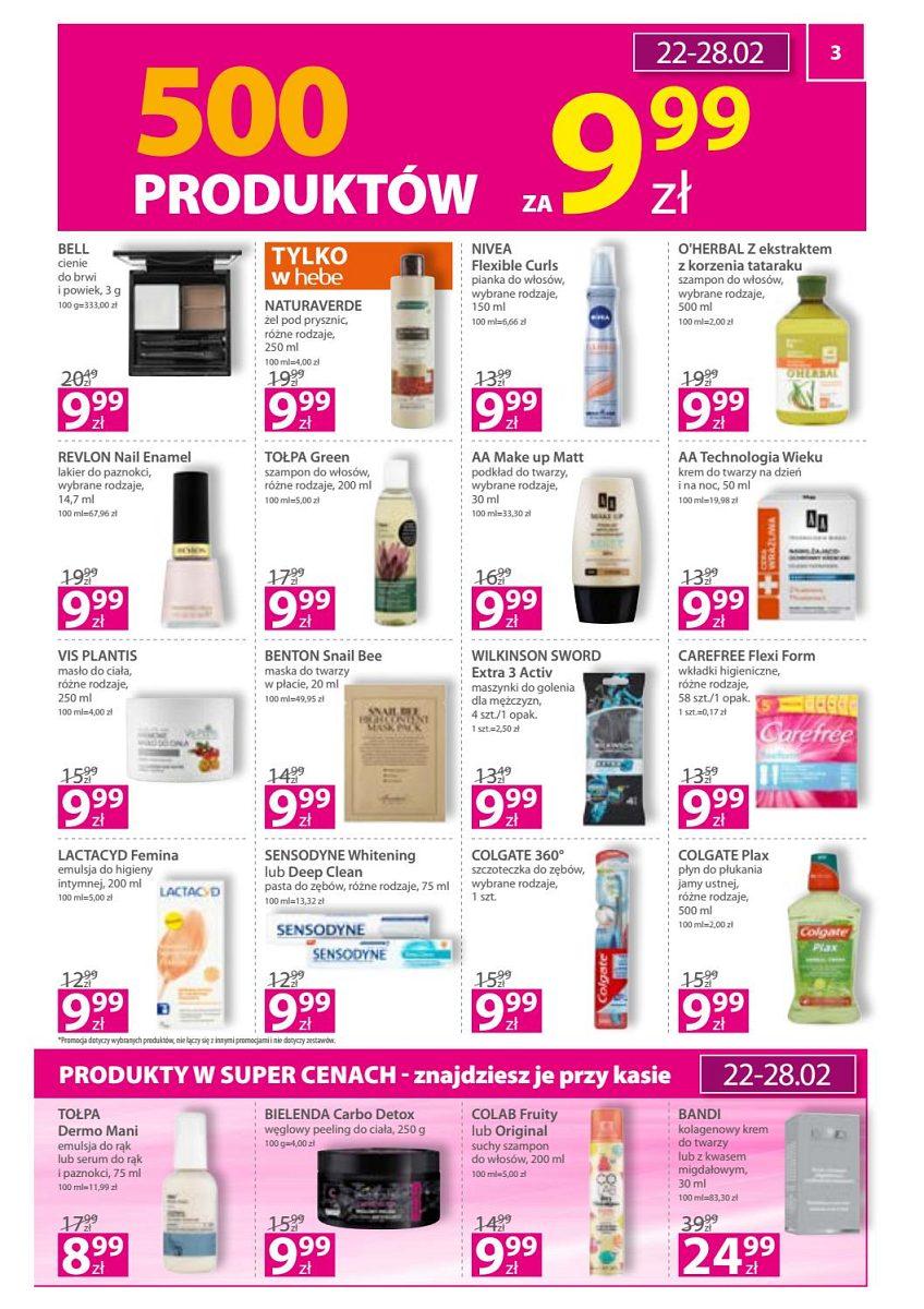 Gazetka promocyjna Hebe str. 3