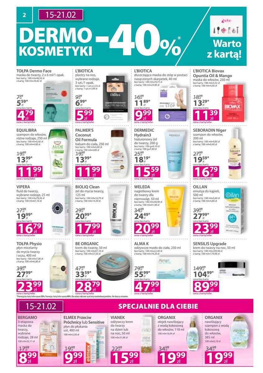 Gazetka promocyjna Hebe str. 2