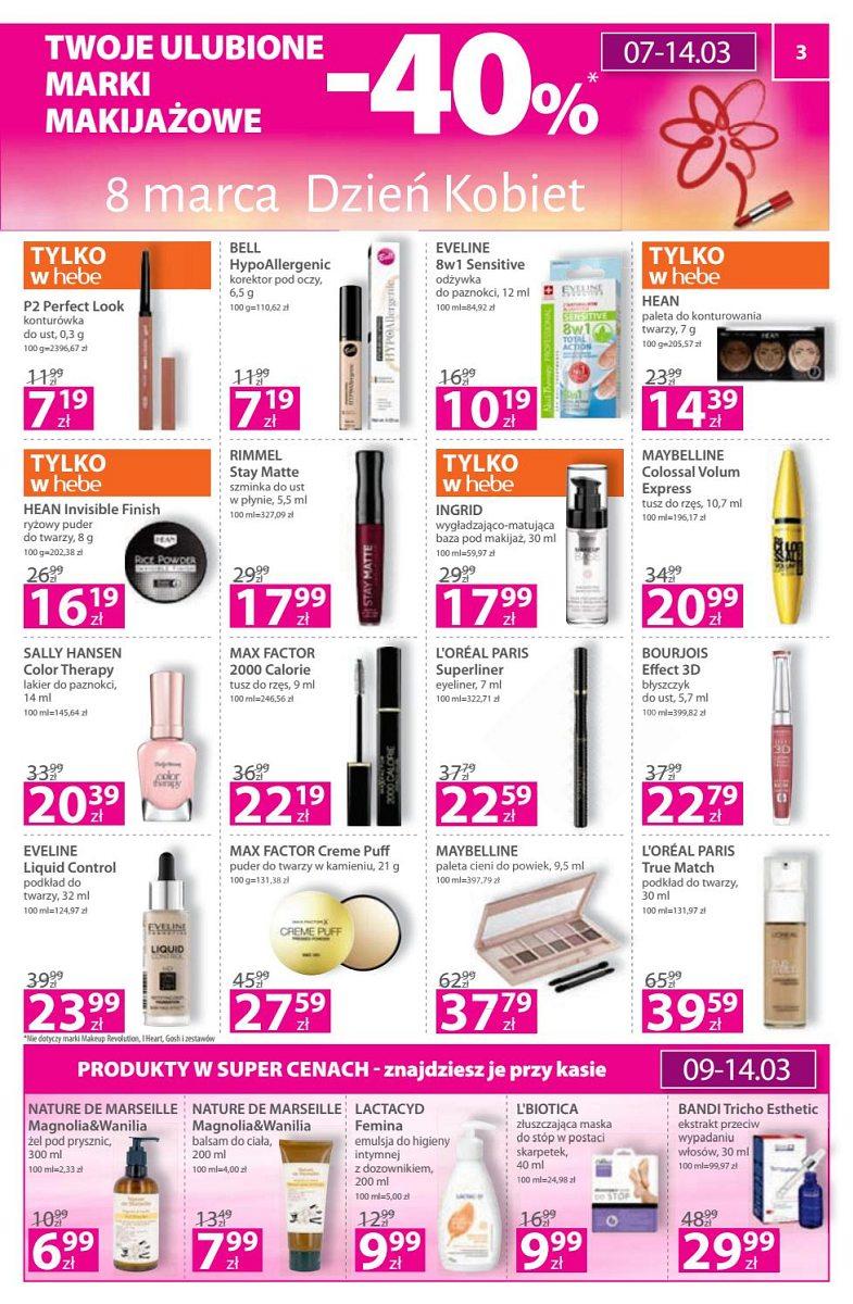 Gazetka promocyjna Hebe str. 3
