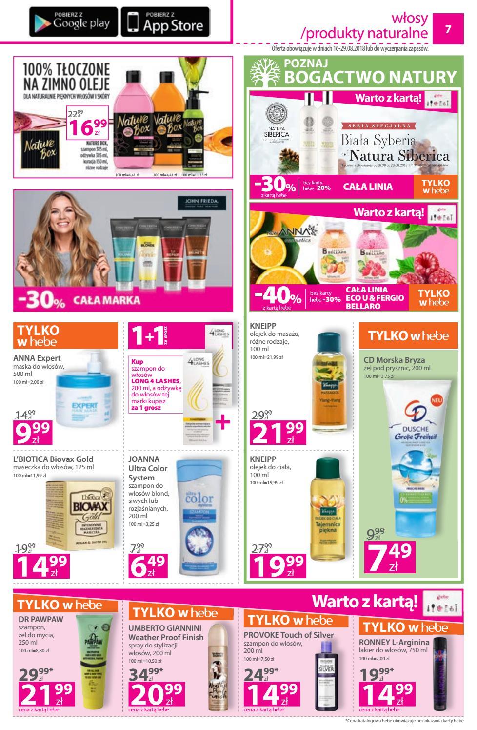 Gazetka promocyjna Hebe str. 7