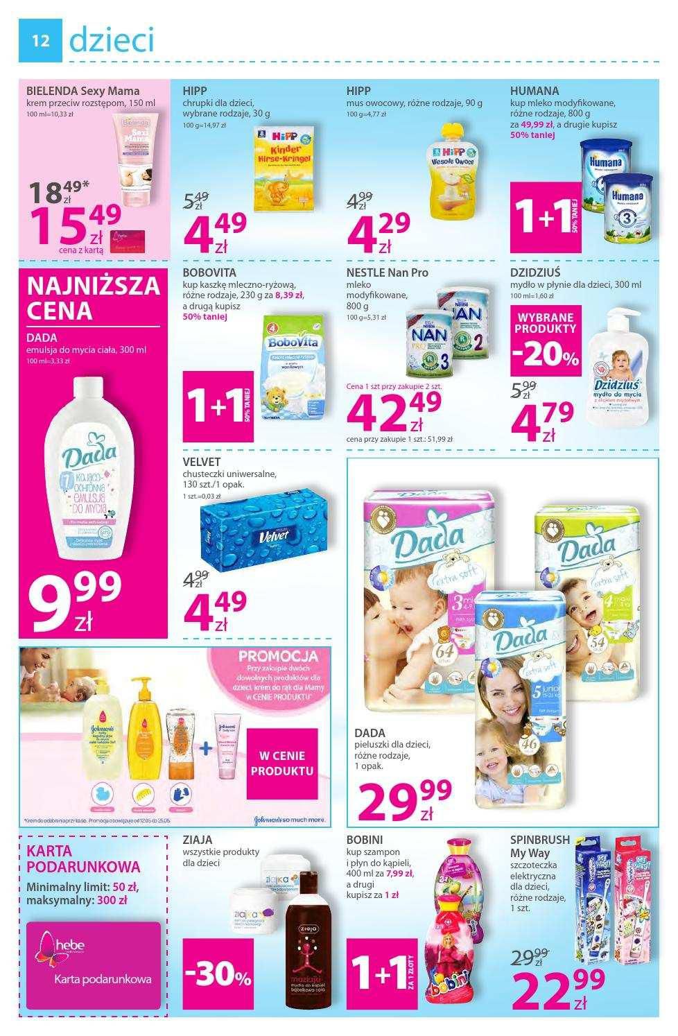 Gazetka promocyjna Hebe str. 12
