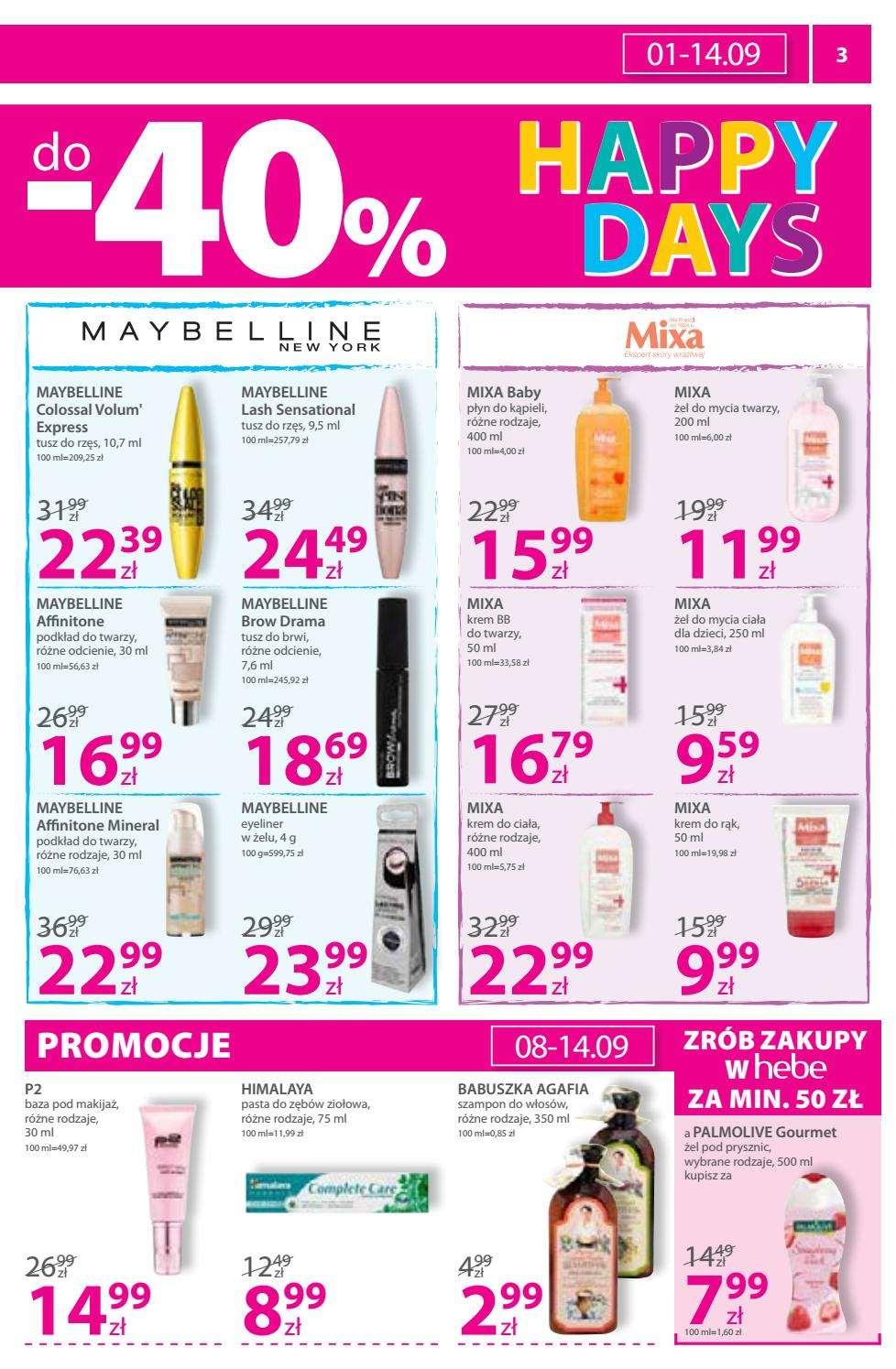 Gazetka promocyjna Hebe str. 3