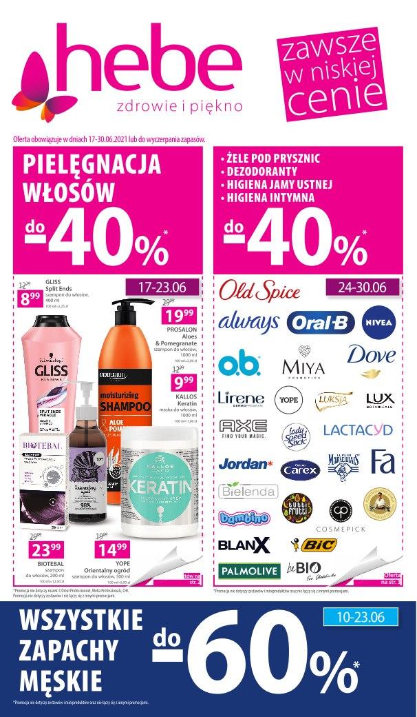 Gazetka promocyjna Hebe str. 1