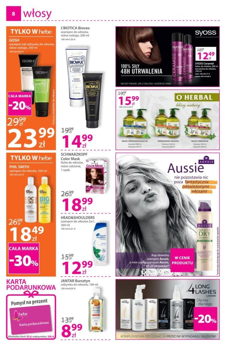 Gazetka promocyjna Hebe str. 8