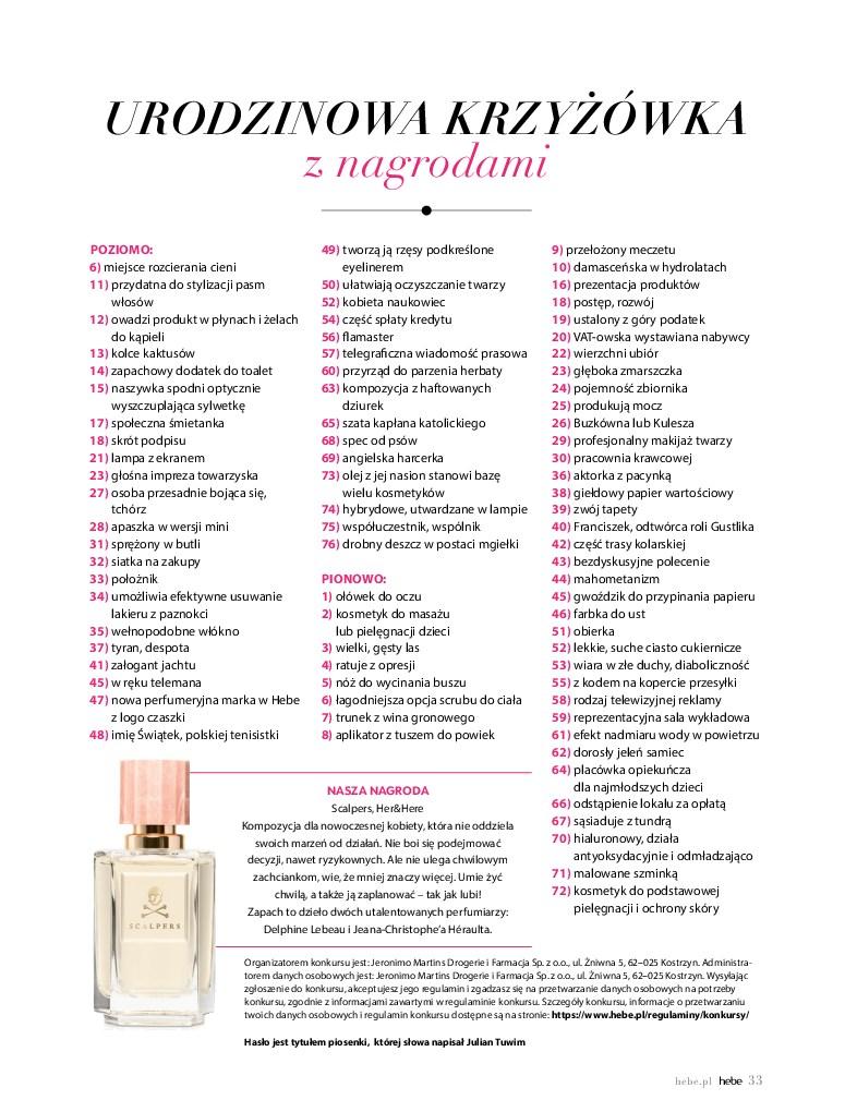 Gazetka promocyjna Hebe str. 33