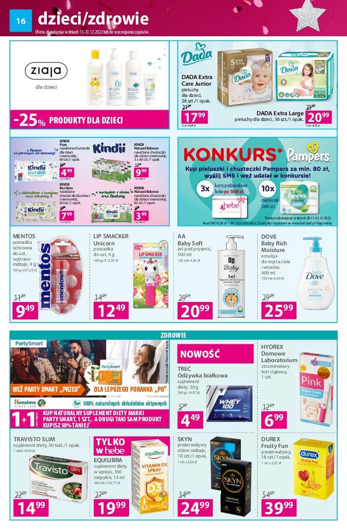 Gazetka promocyjna Hebe str. 16