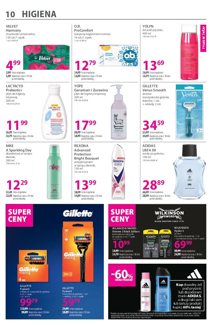 Gazetka promocyjna Hebe str. 10