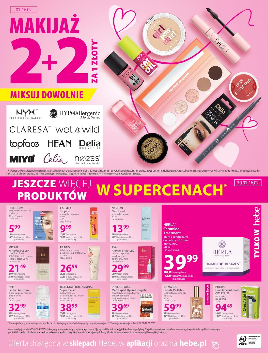 Gazetka promocyjna Hebe str. 2