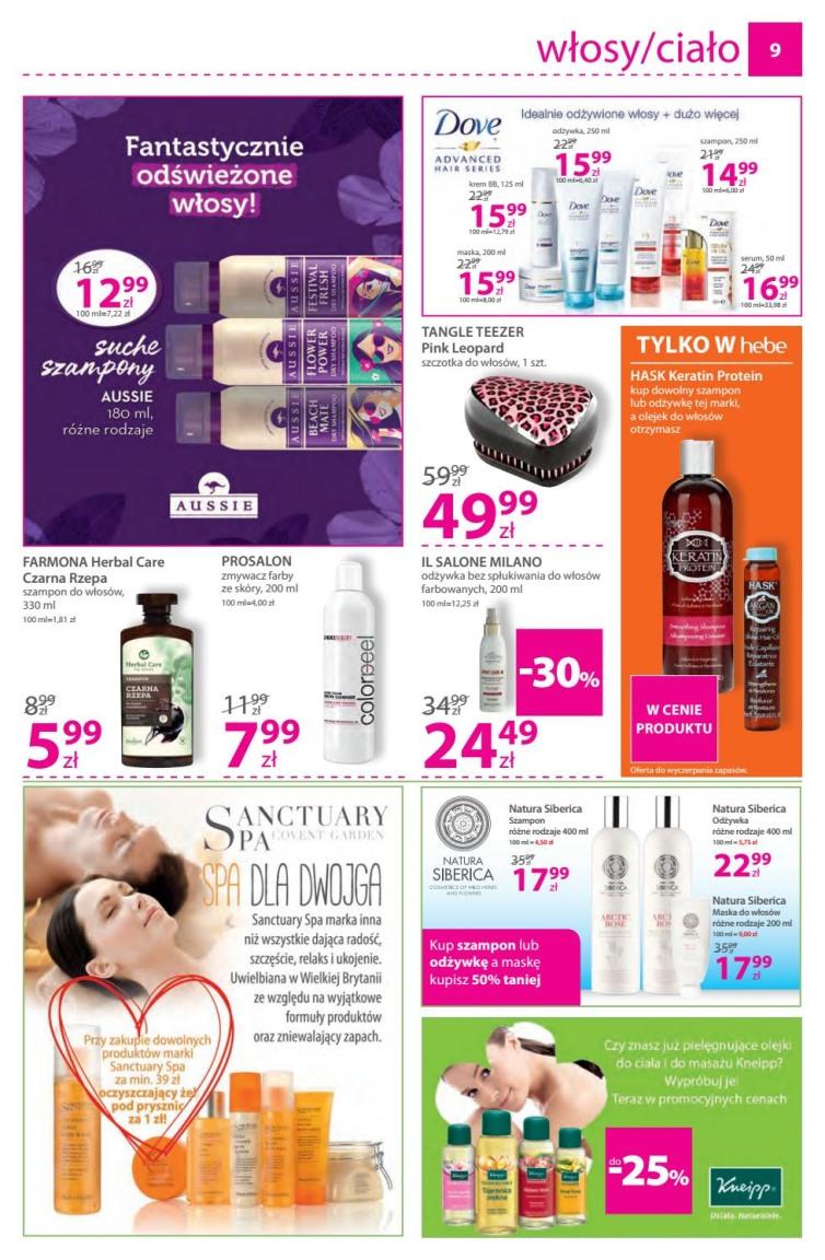 Gazetka promocyjna Hebe str. 9