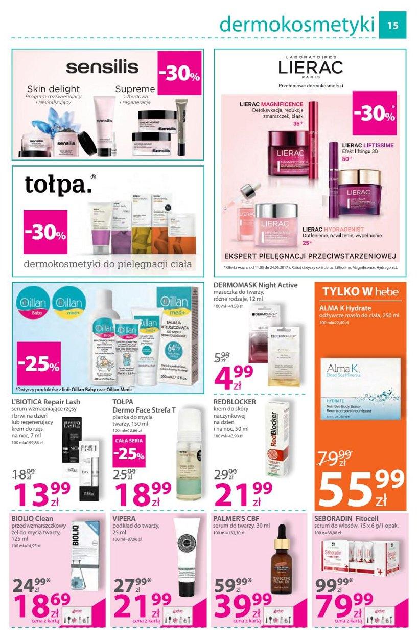 Gazetka promocyjna Hebe str. 15
