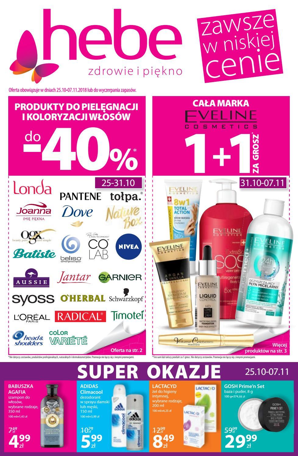 Gazetka promocyjna Hebe str. 1