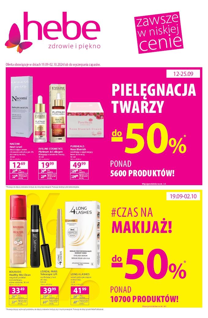 Gazetka promocyjna Hebe str. 1