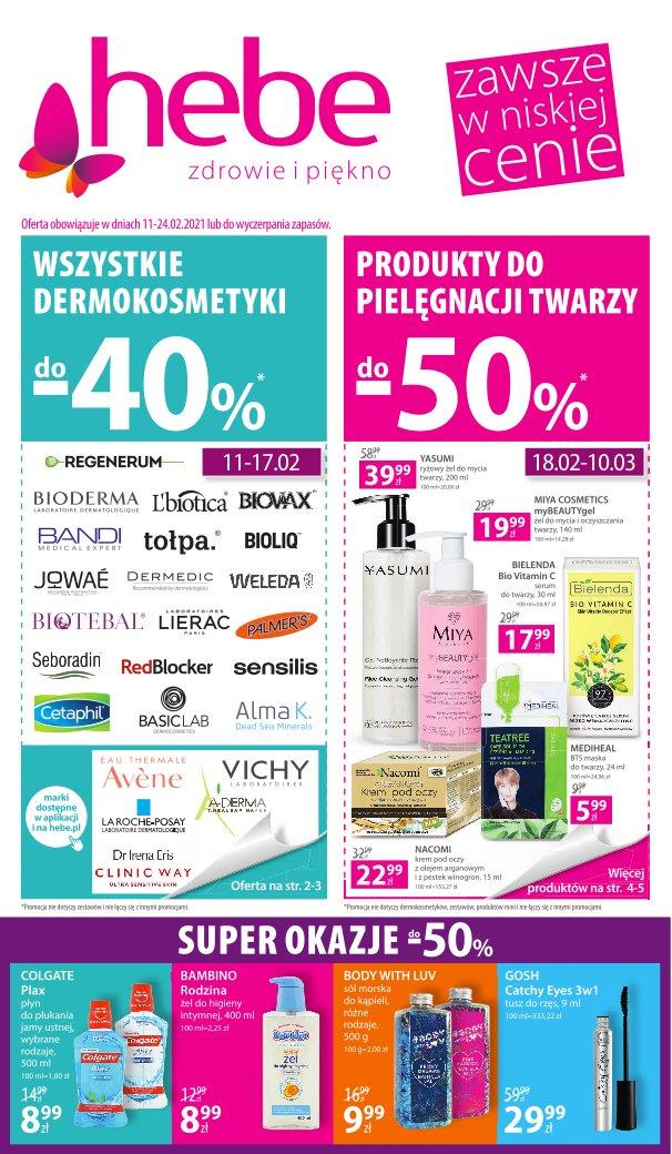 Gazetka promocyjna Hebe str. 1