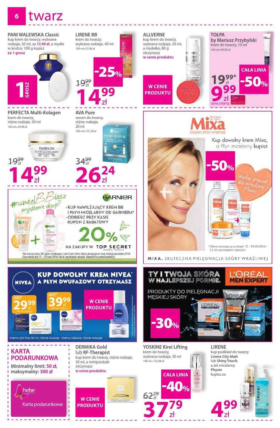 Gazetka promocyjna Hebe str. 6