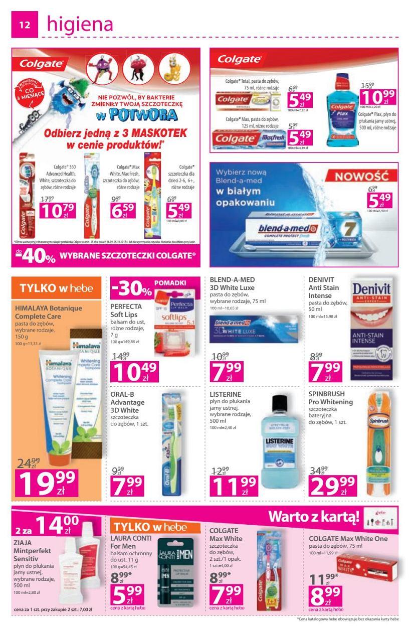 Gazetka promocyjna Hebe str. 12