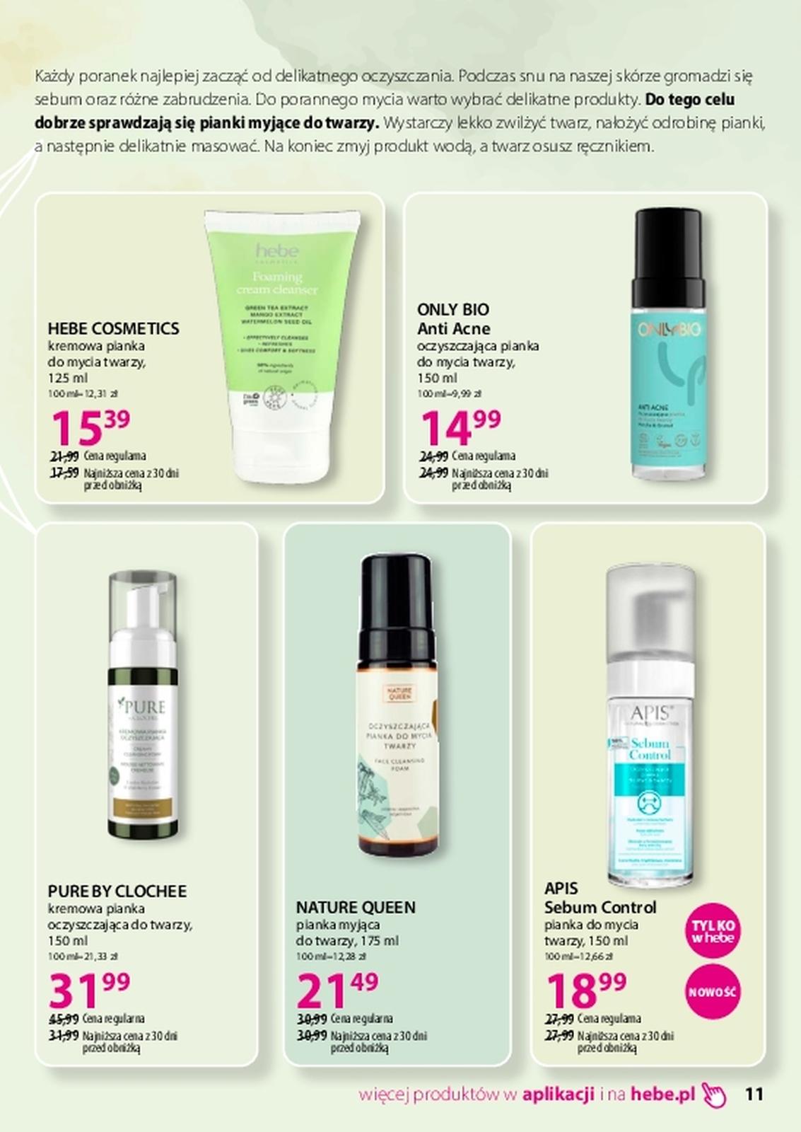 Gazetka promocyjna Hebe str. 11