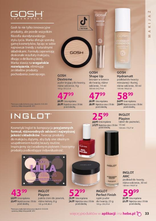 Gazetka promocyjna Hebe str. 33