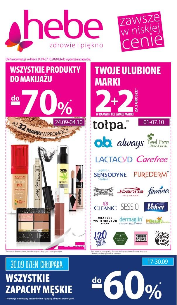Gazetka promocyjna Hebe str. 1