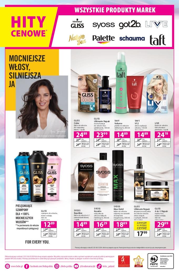 Gazetka promocyjna Hebe str. 16