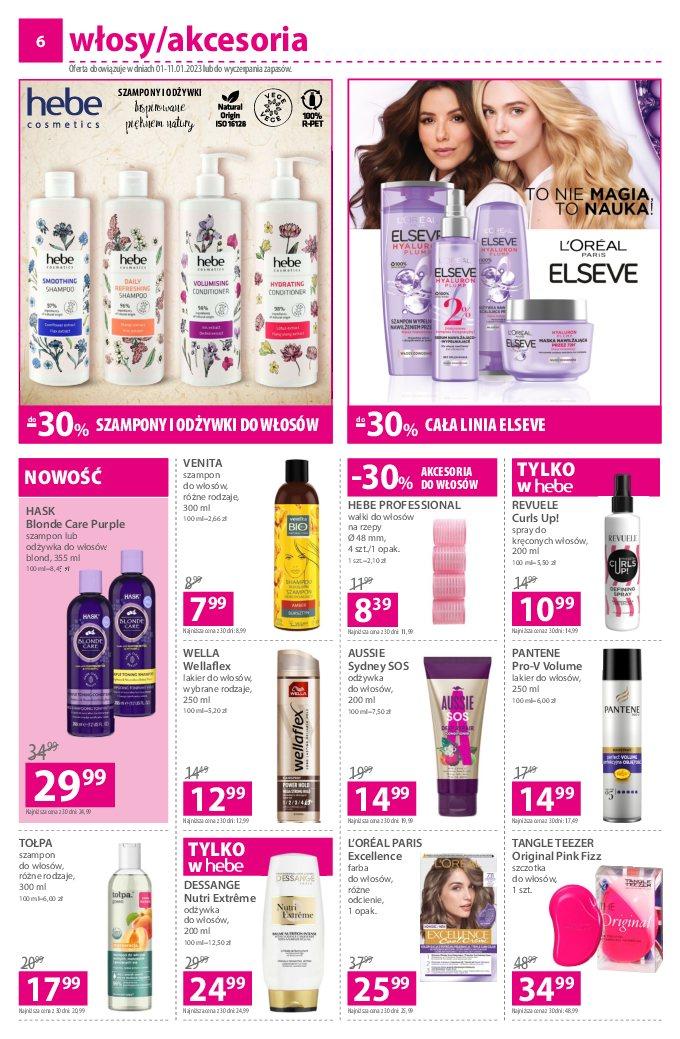 Gazetka promocyjna Hebe str. 6