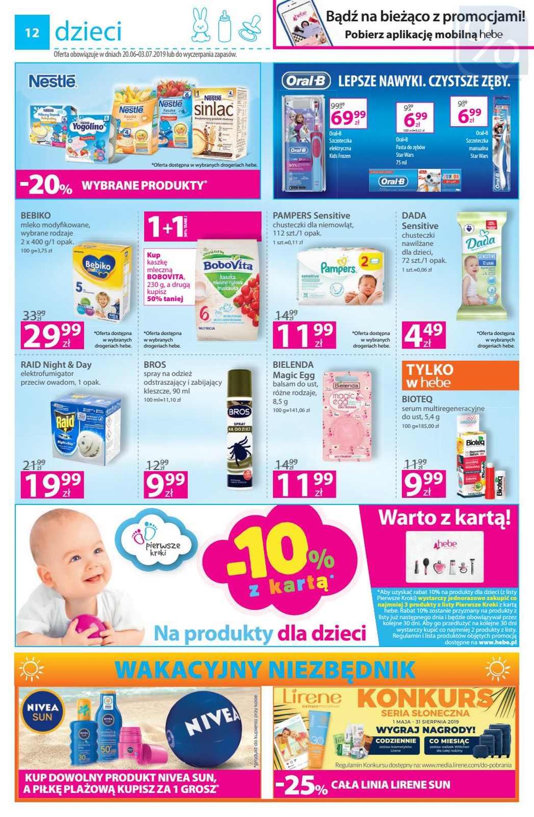 Gazetka promocyjna Hebe str. 12