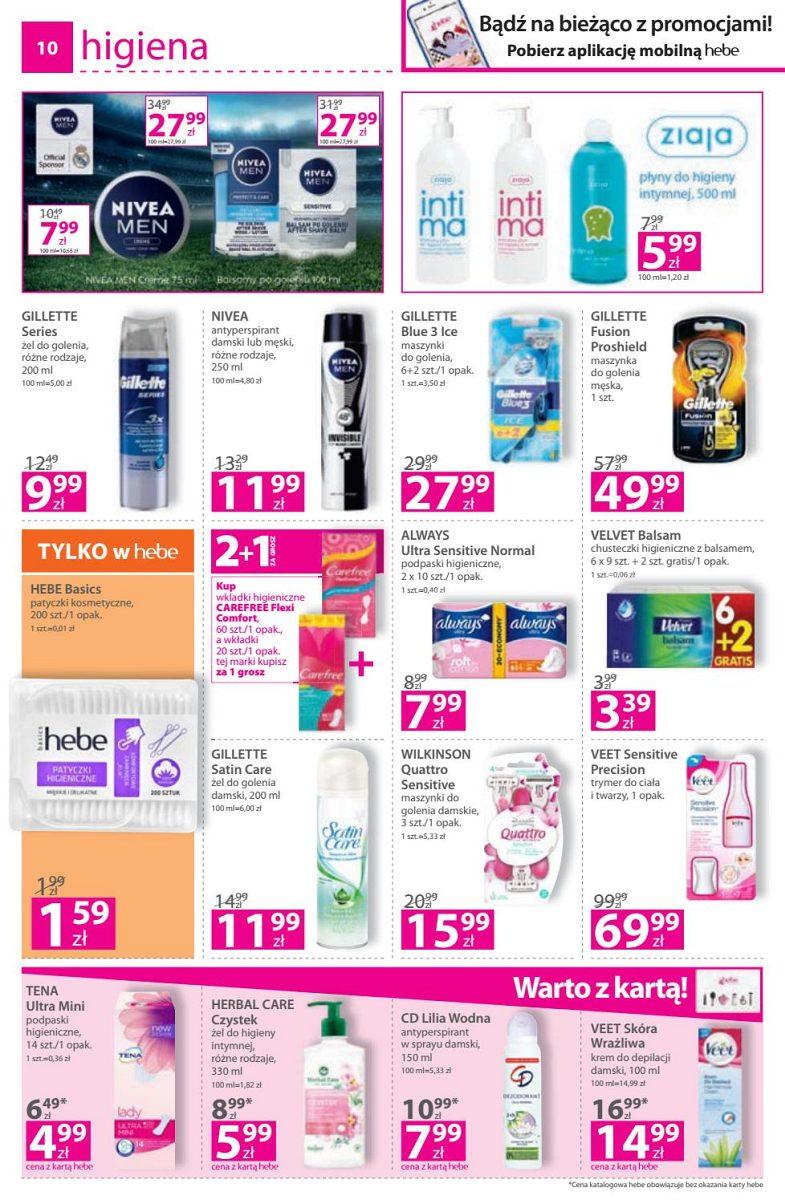 Gazetka promocyjna Hebe str. 10