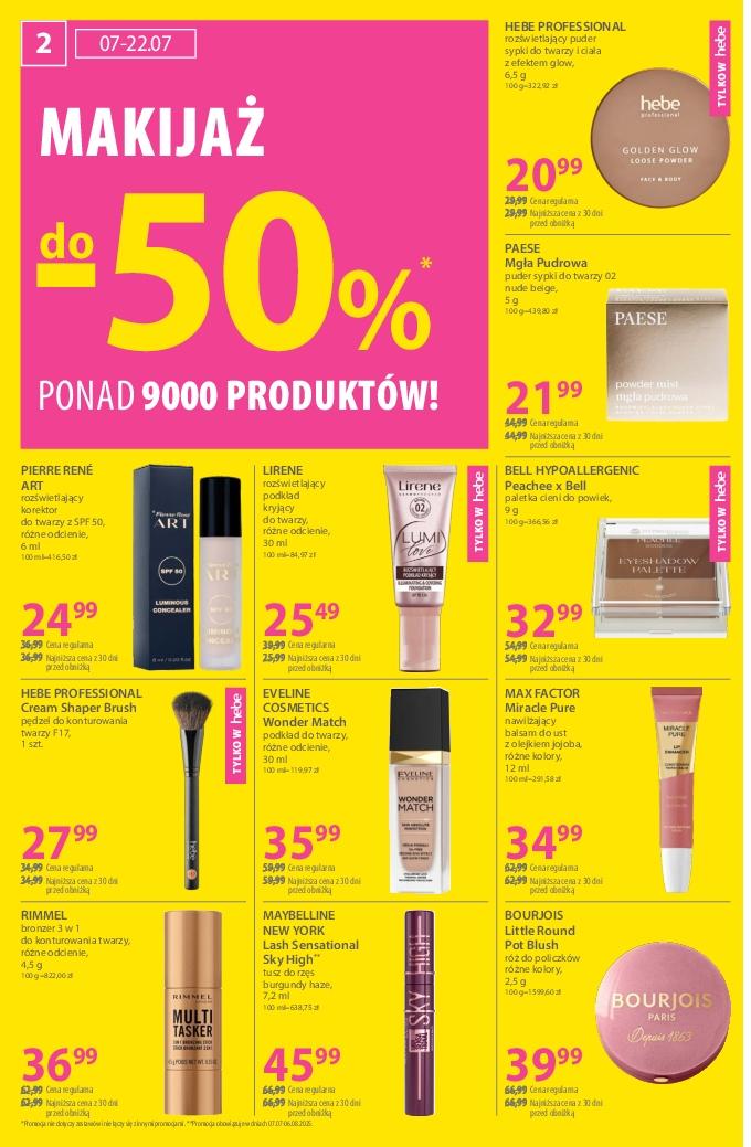 Gazetka promocyjna Hebe str. 2