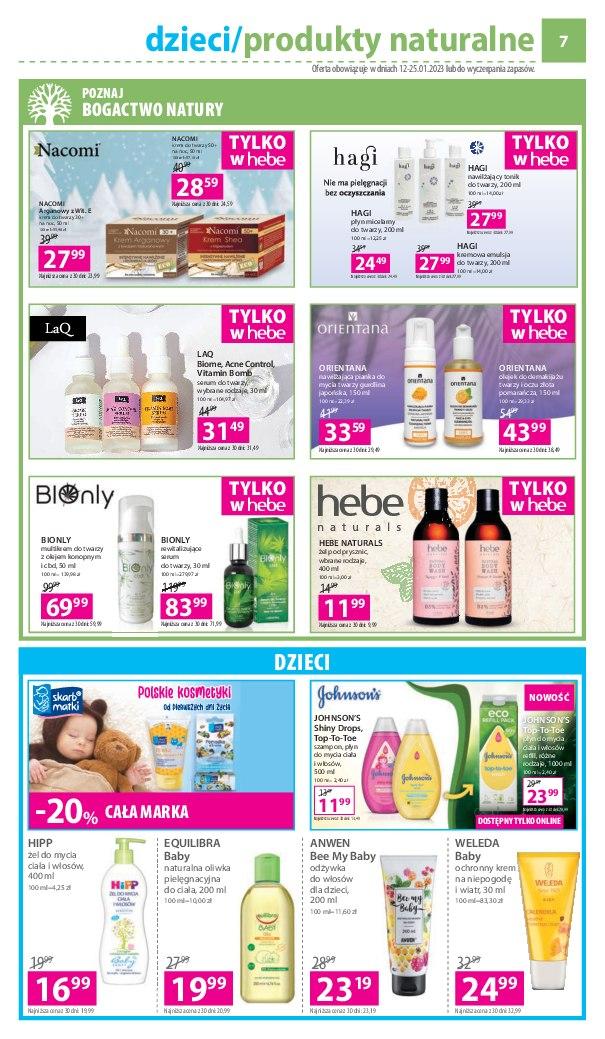 Gazetka promocyjna Hebe str. 7