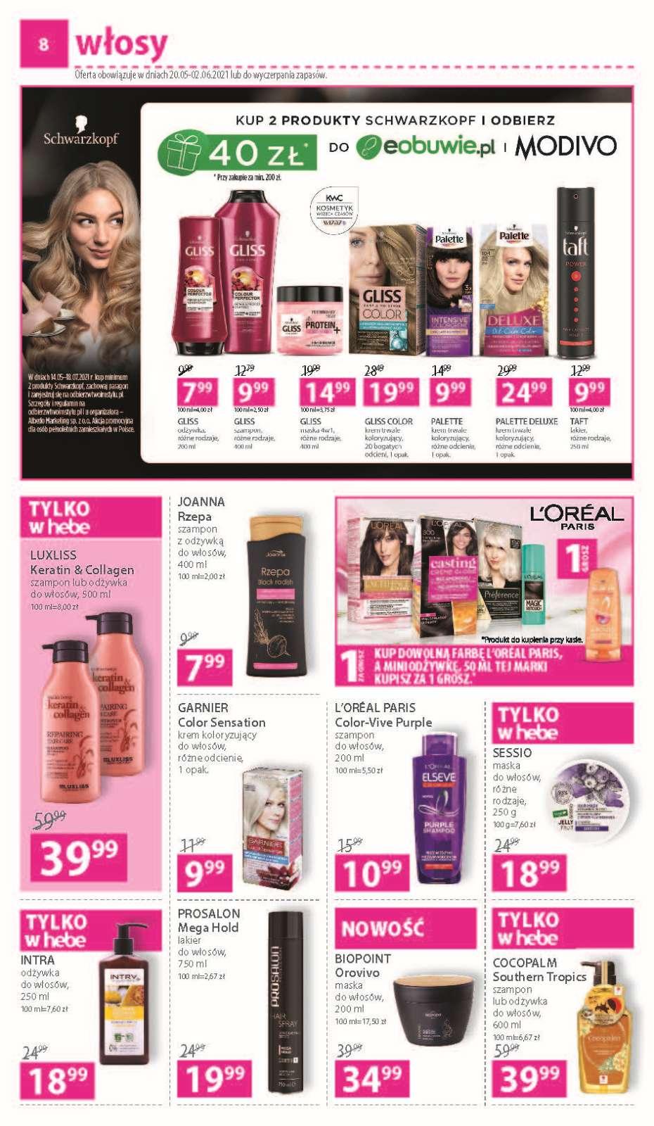 Gazetka promocyjna Hebe str. 8