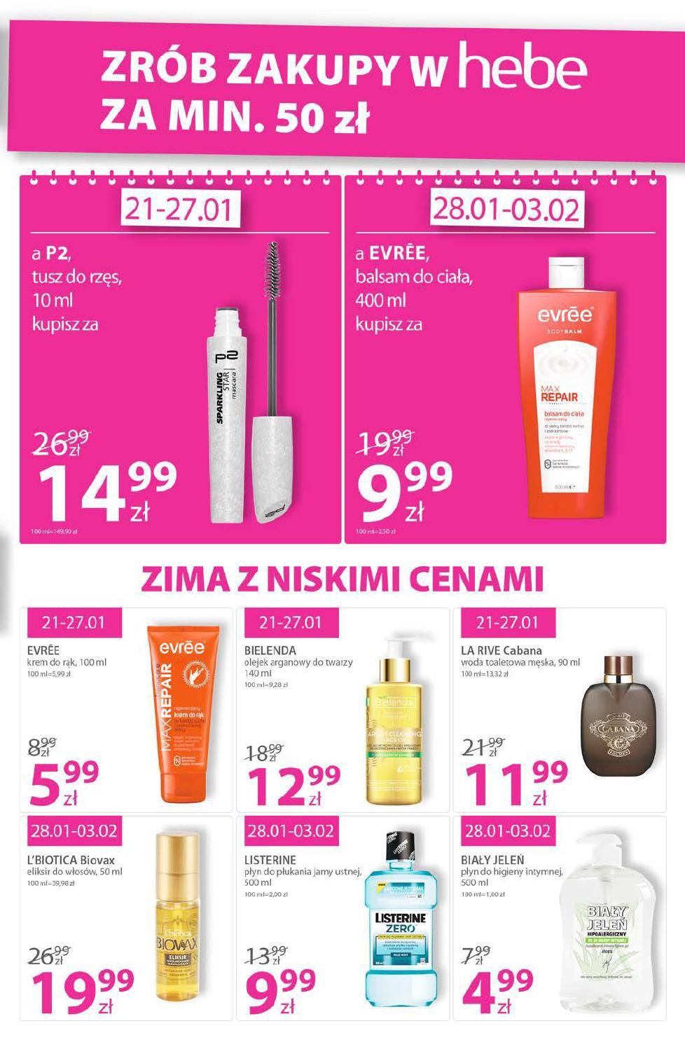 Gazetka promocyjna Hebe str. 3