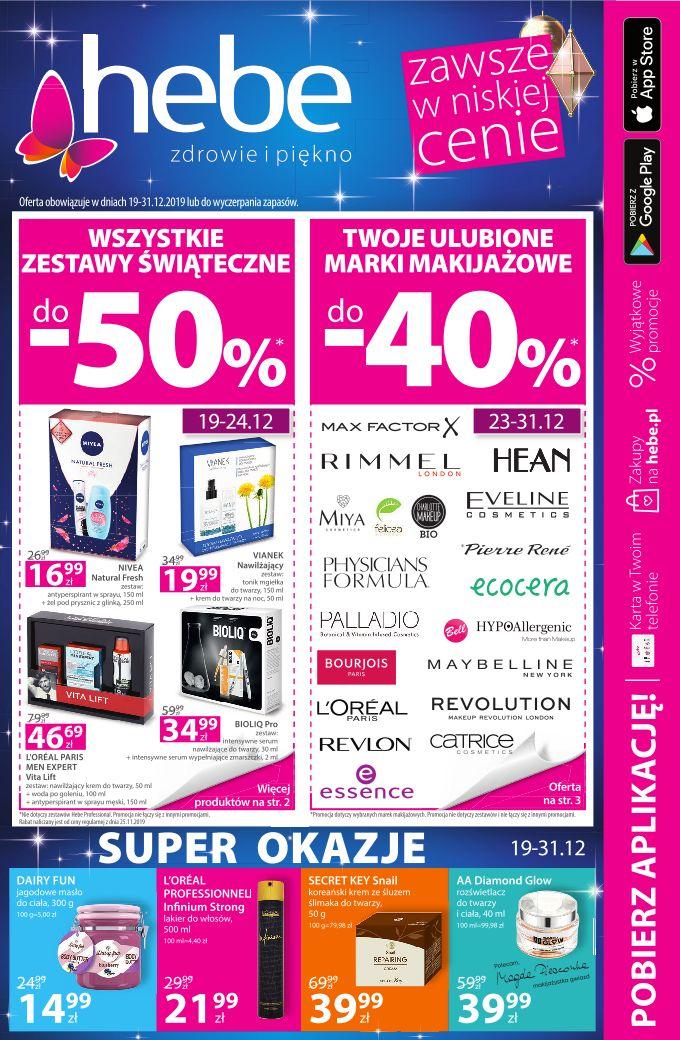 Gazetka promocyjna Hebe str. 1
