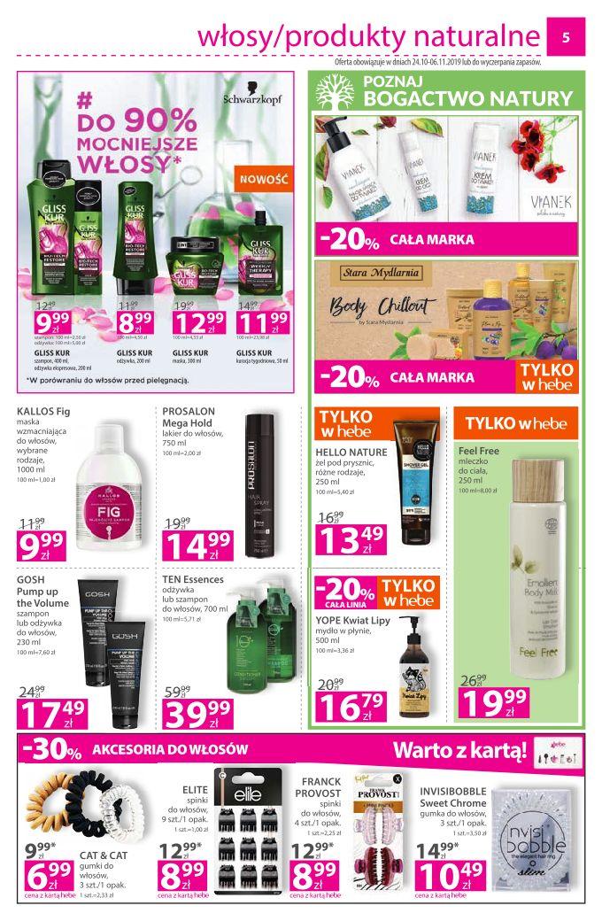 Gazetka promocyjna Hebe str. 5