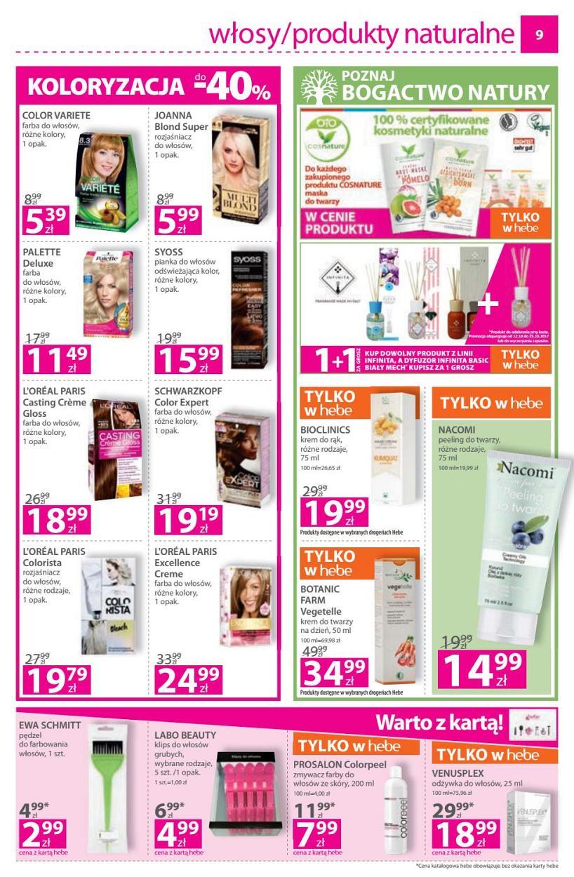 Gazetka promocyjna Hebe str. 9