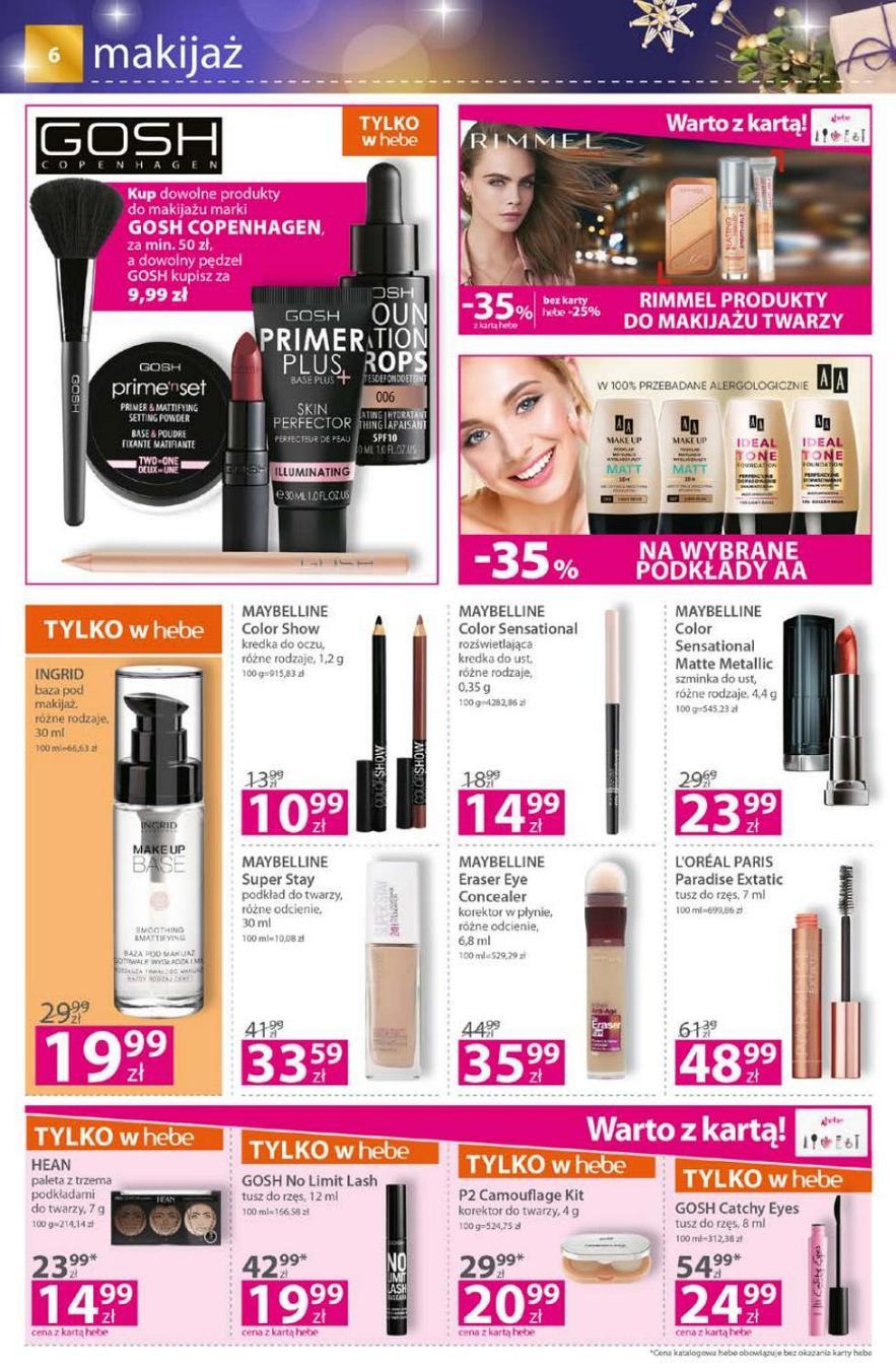Gazetka promocyjna Hebe str. 6
