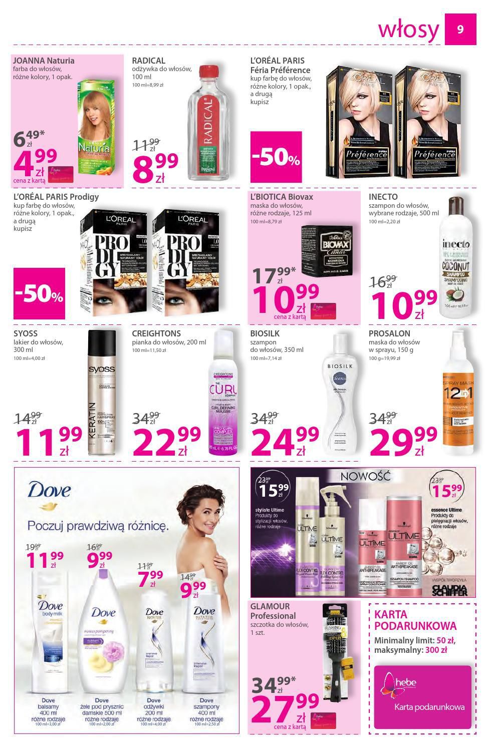 Gazetka promocyjna Hebe str. 9